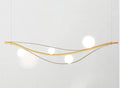 Postmodern chandelier lamp creative personality gold chandelier living room kitchen bar art designer glass bubble lamp