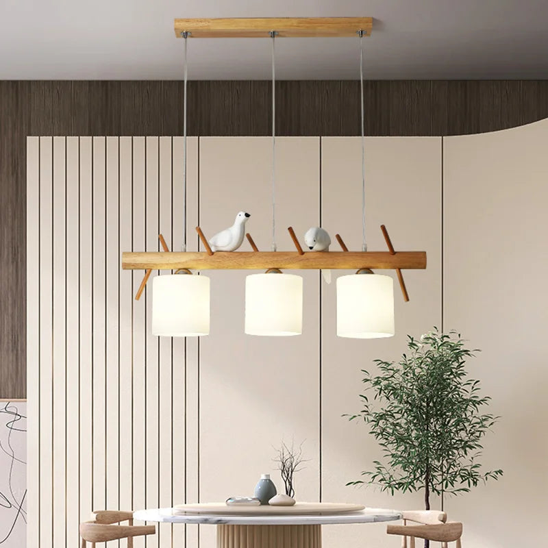 Modern Ceiling Chandelier For Dining Room Table Kitchen Island Little Birdie Pendant Lamps Suspension Design Lusters Luminaires
