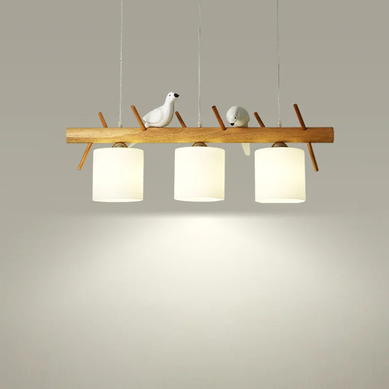 Modern Ceiling Chandelier For Dining Room Table Kitchen Island Little Birdie Pendant Lamps Suspension Design Lusters Luminaires